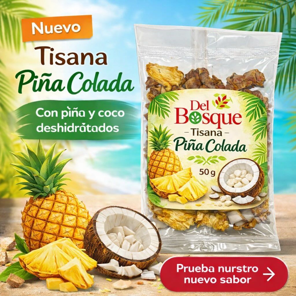 Del Bosque lanza Tisana Piña Colada y Chimichurri, dos nuevas ...